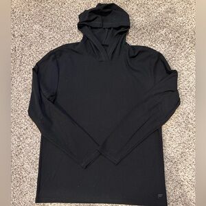 Fabletics Men’s Large Black Training Day Hoodie Long Sleeve Performance